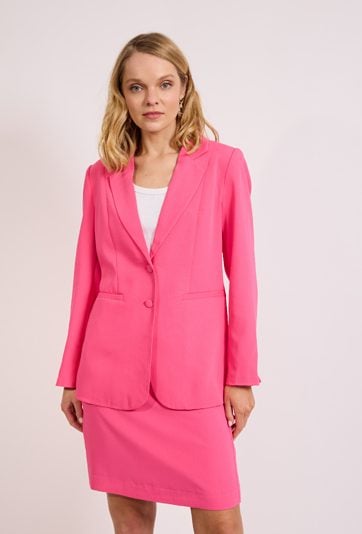 Różowa marynarka damska