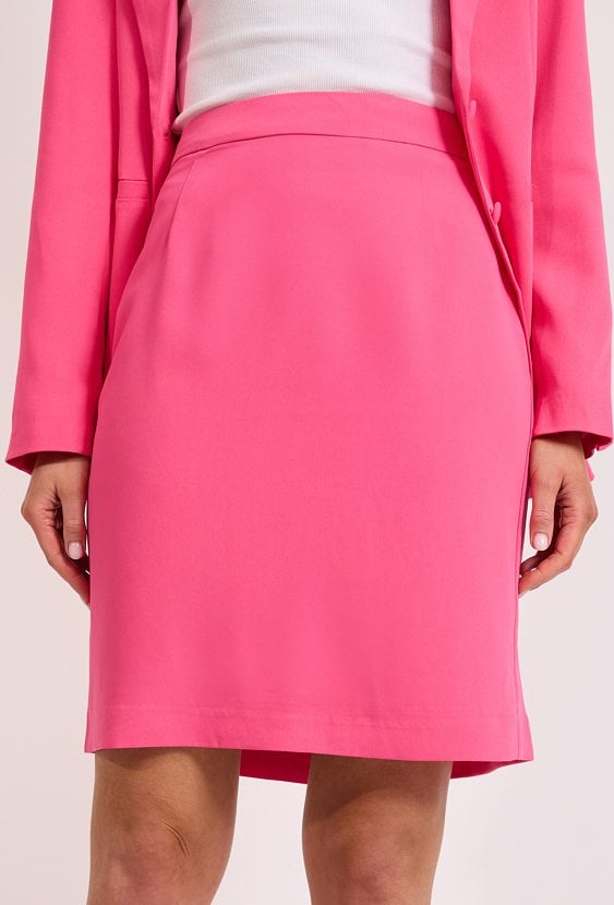 Różowa spódnica ołówkowa mini