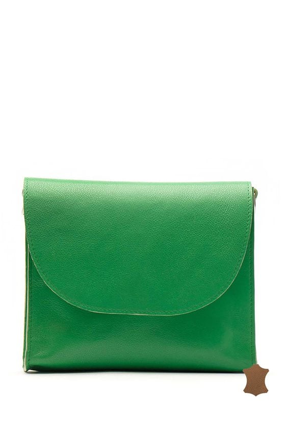 Listonoszka ze skóry naturalnej