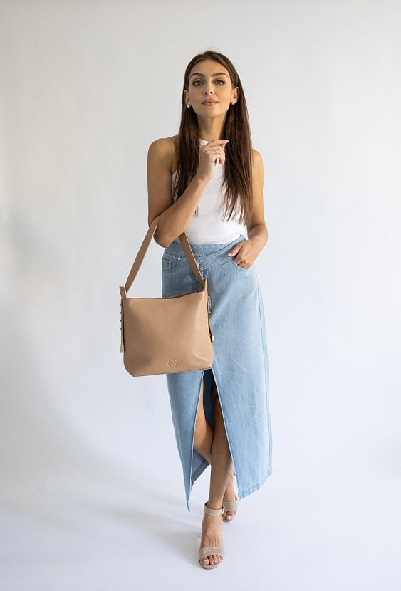 Torebka ze skóry naturalnej