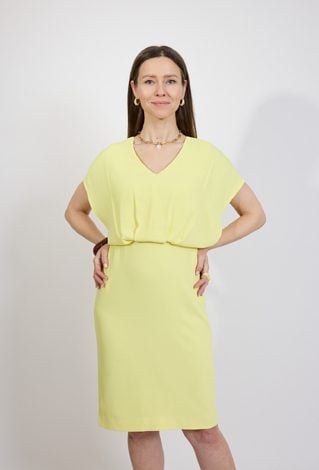 Elegancka sukienka z dekoltem V