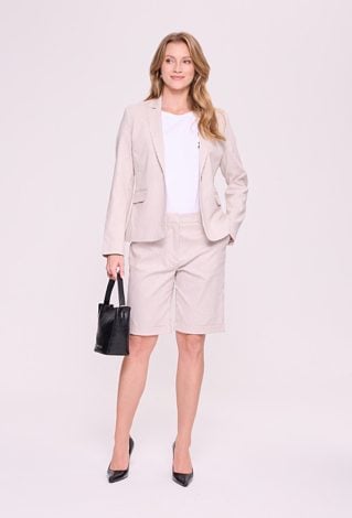 Eleganckie szorty bermudy w drobne paski