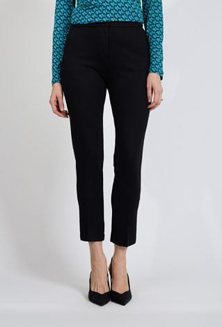 Czarne spodnie damskie eleganckie cygaretki