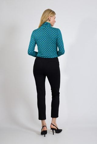 Czarne spodnie damskie eleganckie cygaretki