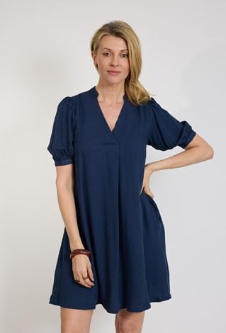 Granatowa sukienka damska elegancka