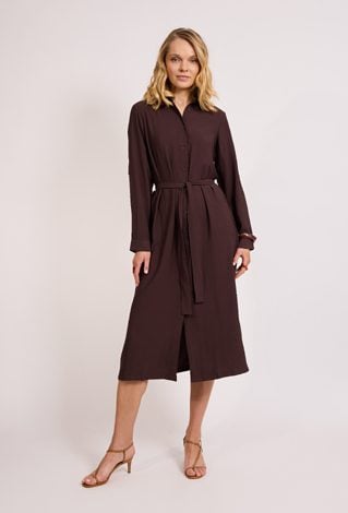 Sukienka szmizjerka midi