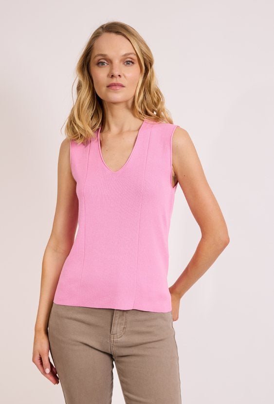 Top damski dzianinowy