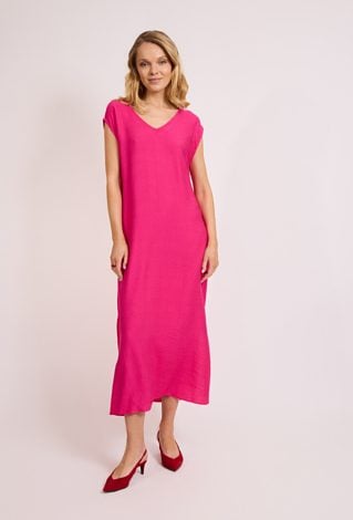 Różowa sukienka maxi