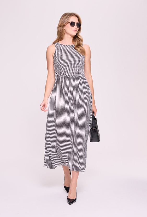 Sukienka maxi w paski