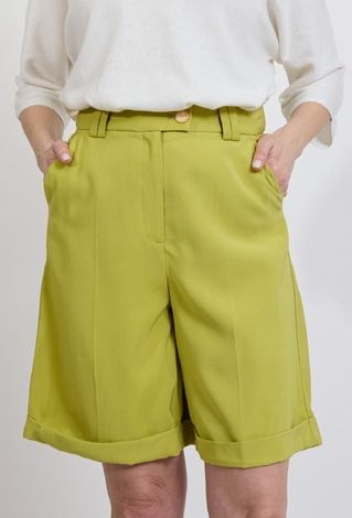 Szorty damskie eleganckie zielone