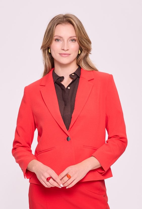 Elegancki krótki żakiet