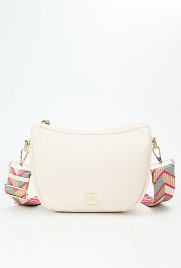 Torebka z wzorzystym paskiem