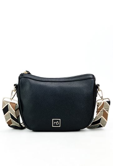 Torebka z wzorzystym paskiem