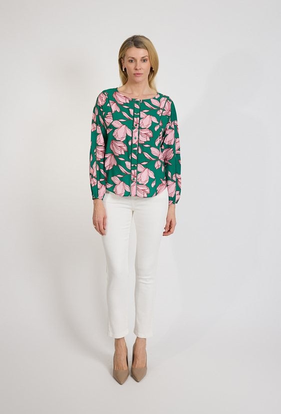 Spodnie damskie ecru eleganckie dopasowane cygaretki