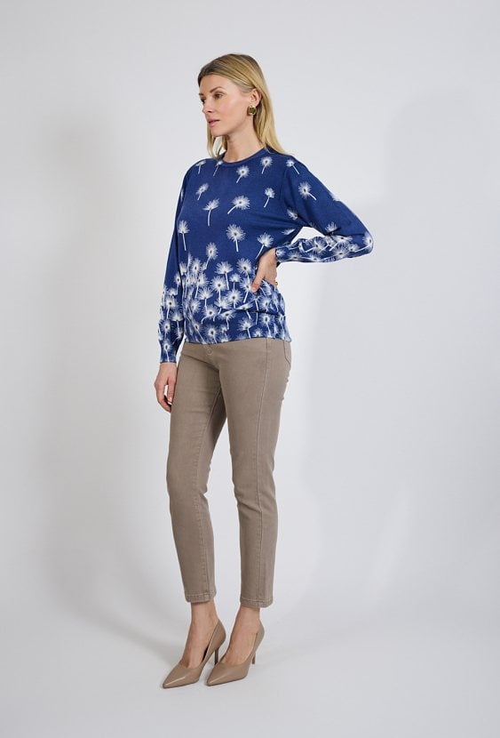 Beżowe spodnie damskie slim