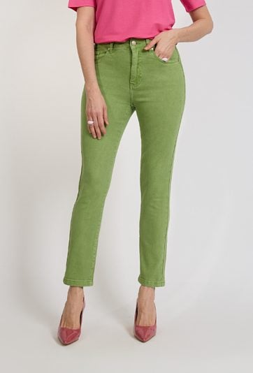 Spodnie damskie zielone