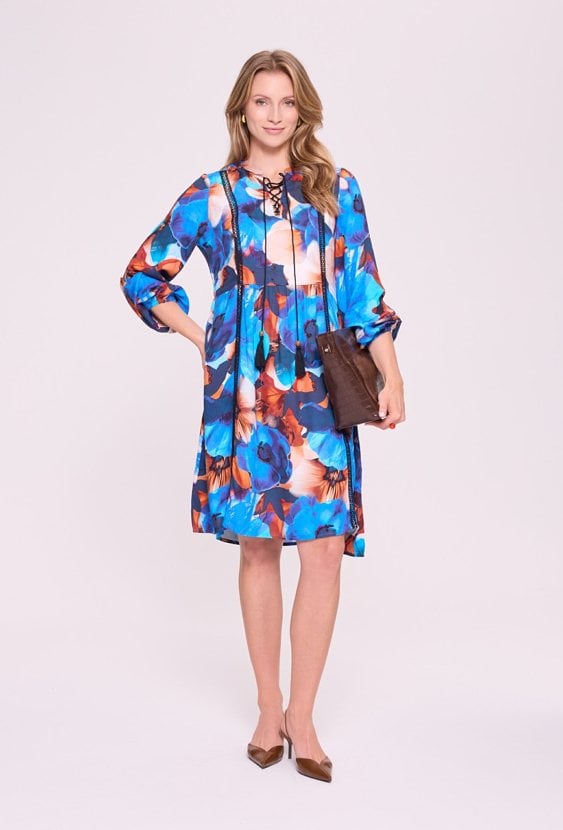 Sukienka midi w stylu boho