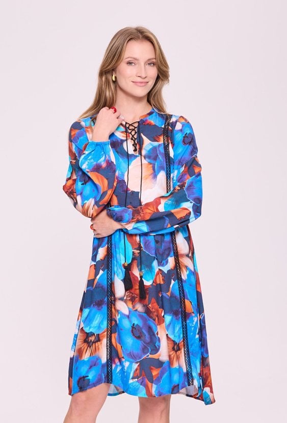 Sukienka midi w stylu boho